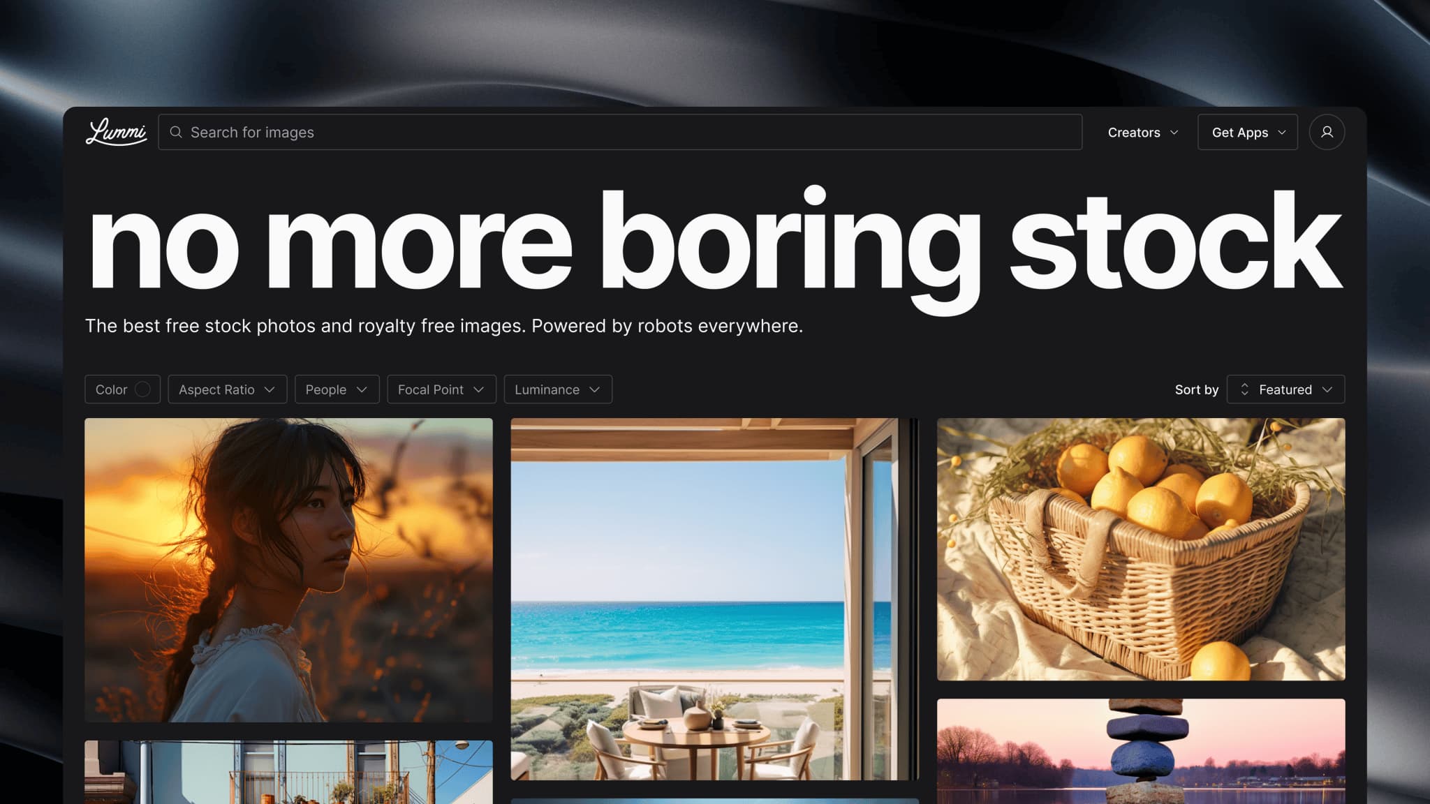 Image showing the startpage of Lummi