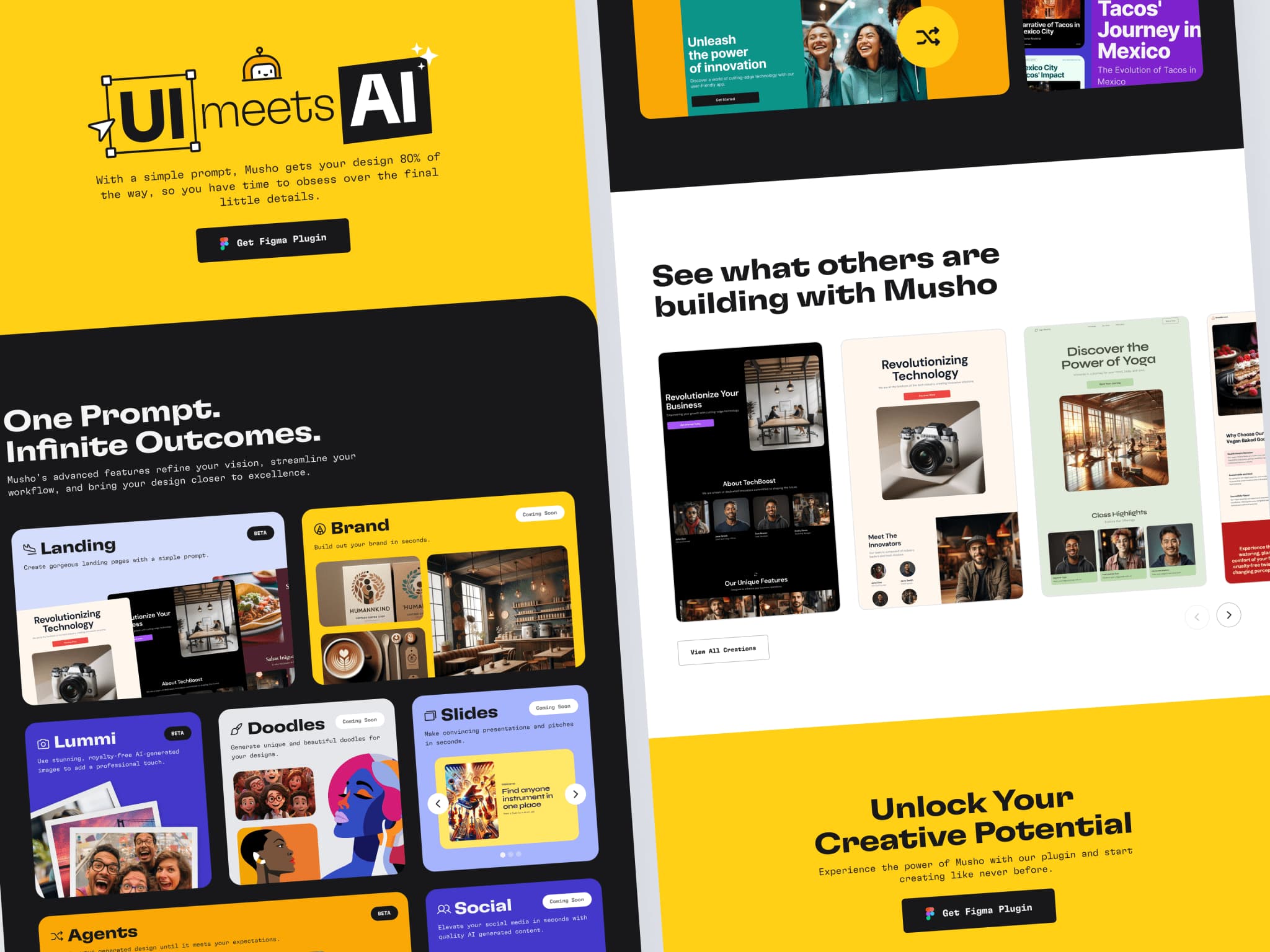 The first part of the Musho website